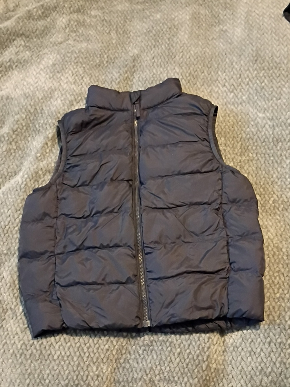 Uniqlo Navy Packable Quilted Kids Puffer Vest